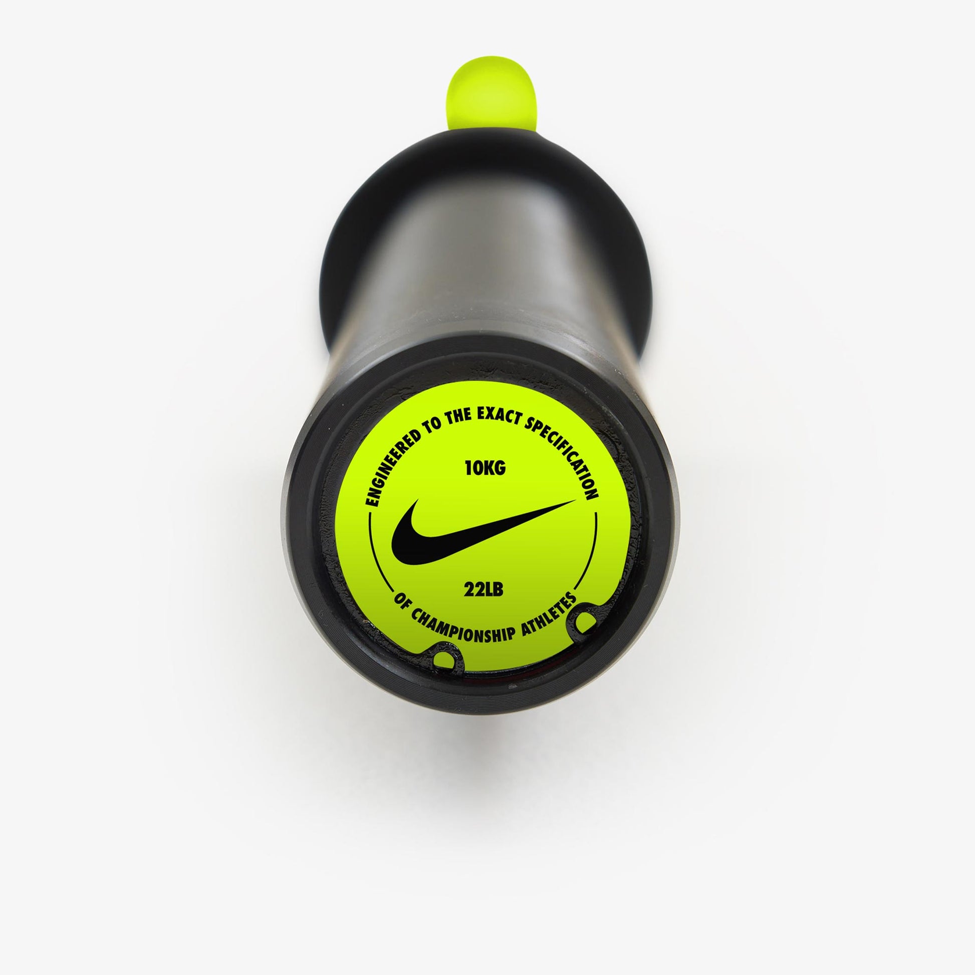 Nike Strength Shield Curl Bar - Volt Swoosh / Nike Change Plates (0.5 - 2.5 kg pairs) / Black/Orange