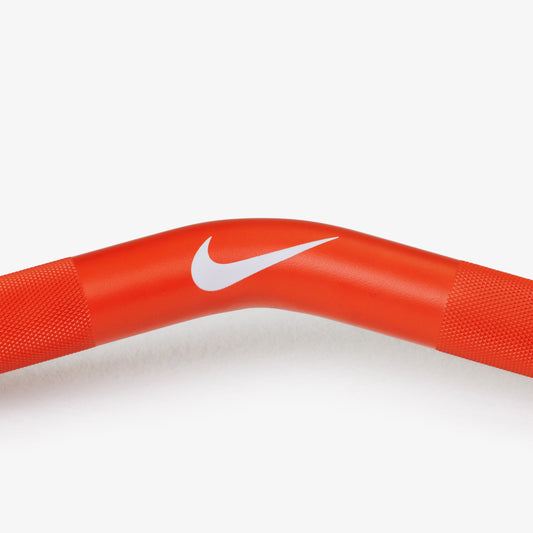 Nike Strength Shield Curl Bar - Orange SWOOSH / Black/Orange