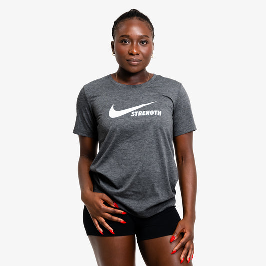 Nike Strength Women's Tee - Charcoal