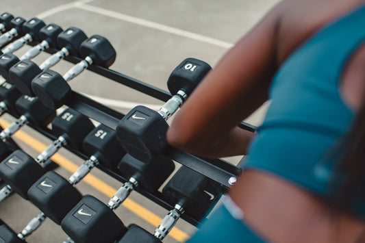 2-20kg Dumbbell Set With Rack