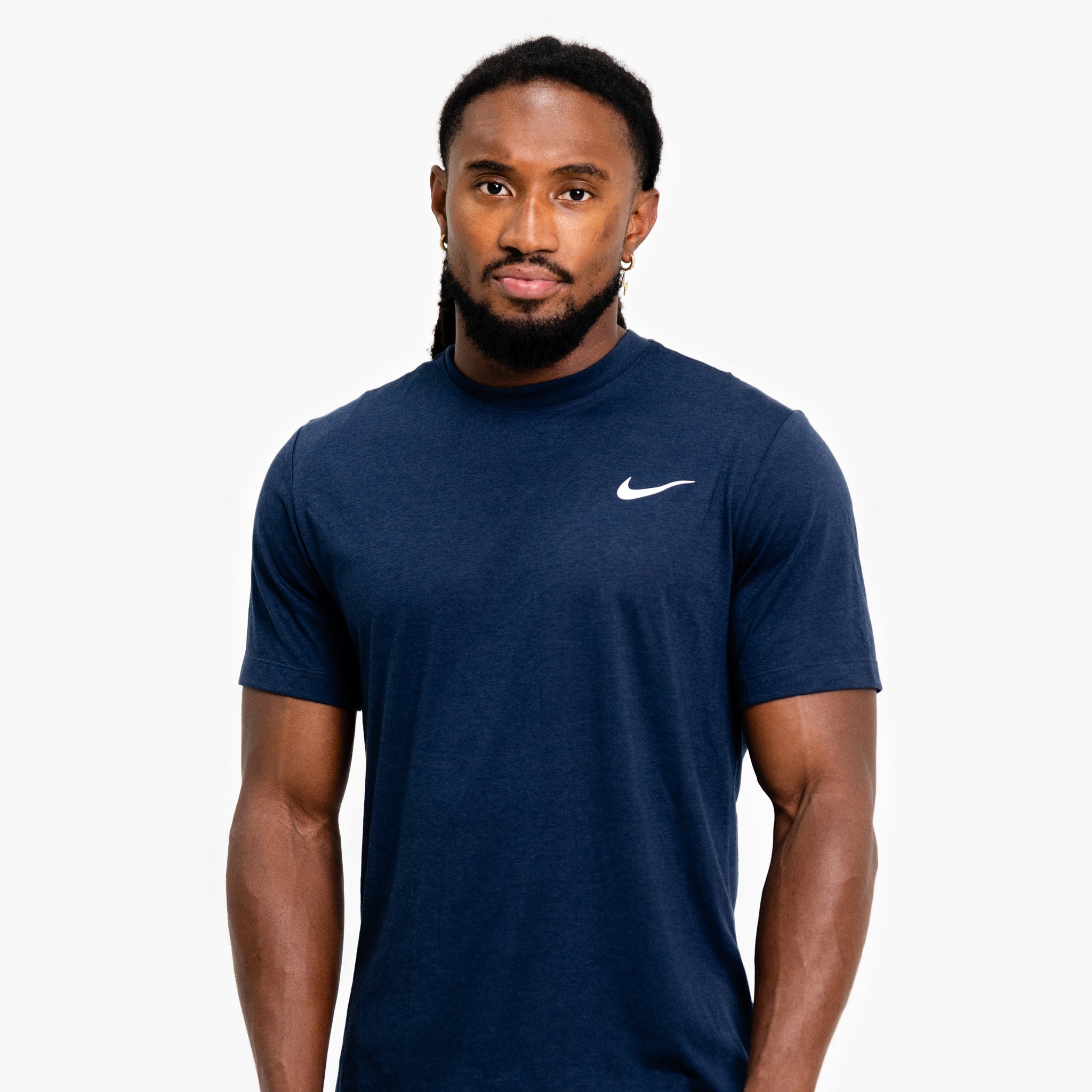 Navy nike tshirt online