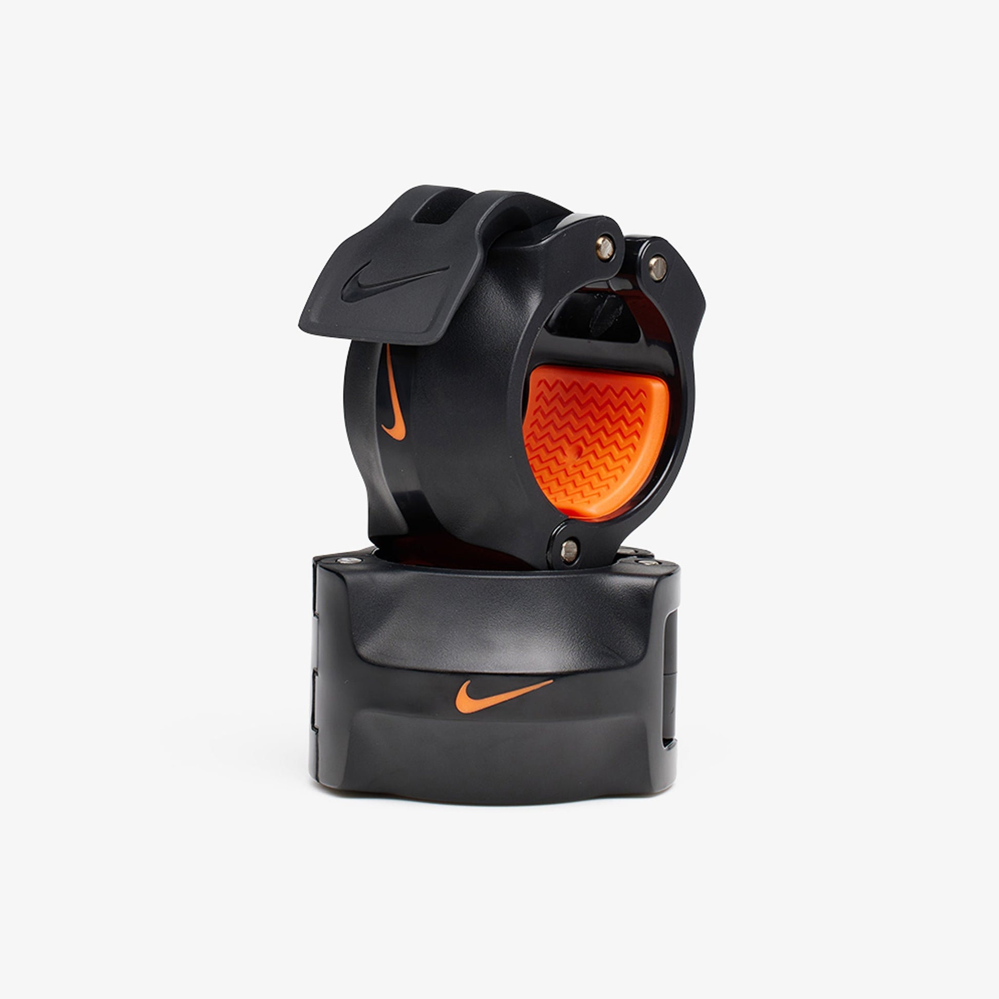 Nike Strength Shield / Orange SWOOSH / Nike Black Bumper Plates